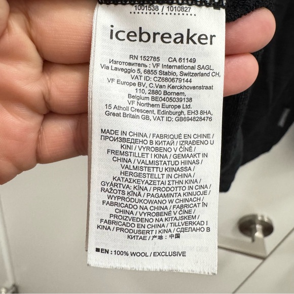 Icebreaker Men's Merino 260 Quantum Long Sleeve 2 way Zip Hoodie great for sprin - Picture 7 of 17